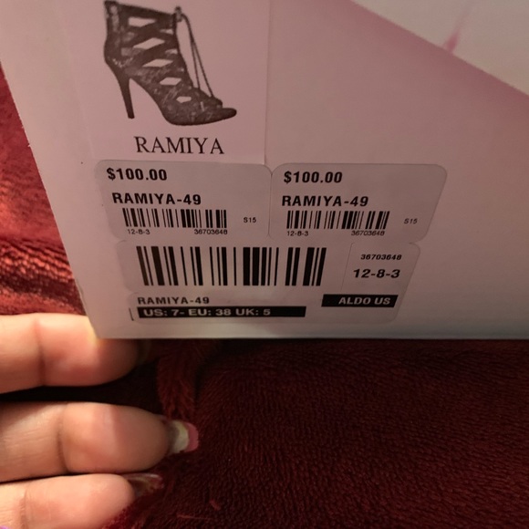 Aldo Python Heels & Matching Clutch - Picture 6 of 6